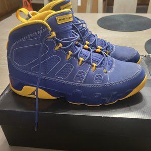 Nike Air Jordan 9 IX Retro Calvin Bailey - Deep Royal University Gold - Size 11